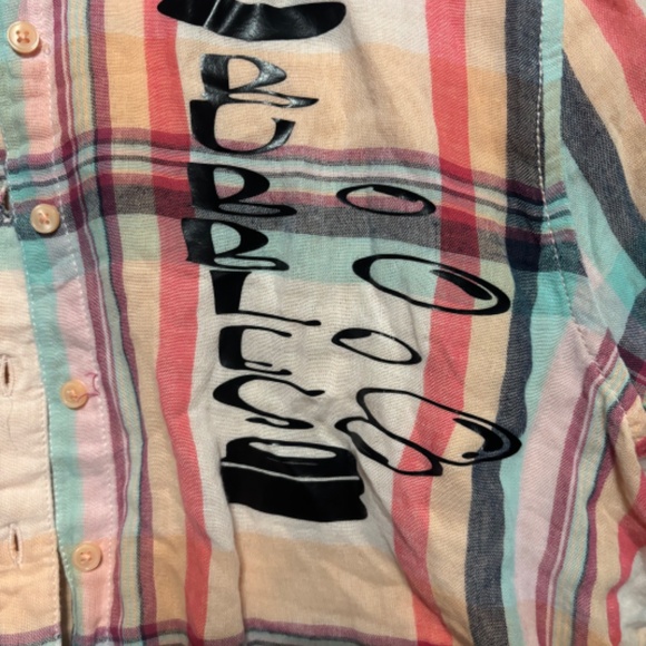 Custom button down bubbles top - Picture 3 of 6